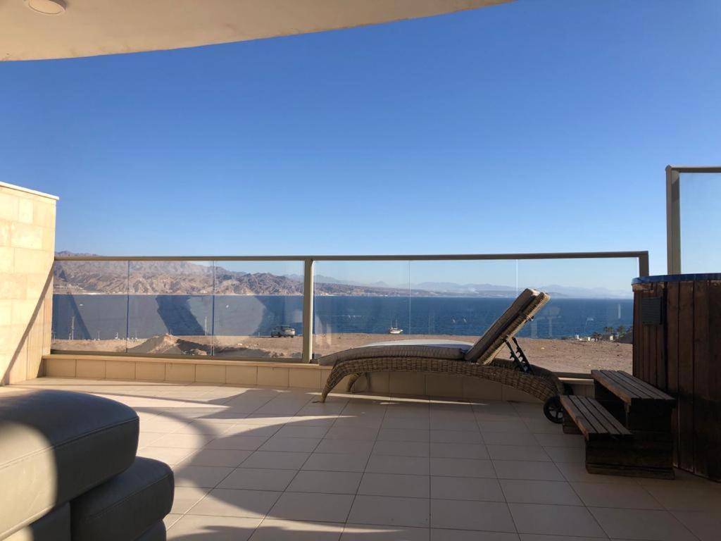 Luxury Exclusive Top Class Apartment On The Sea With Best Sea View And Jacuzzi רק למשפחות !!!! Eilat Exteriör bild