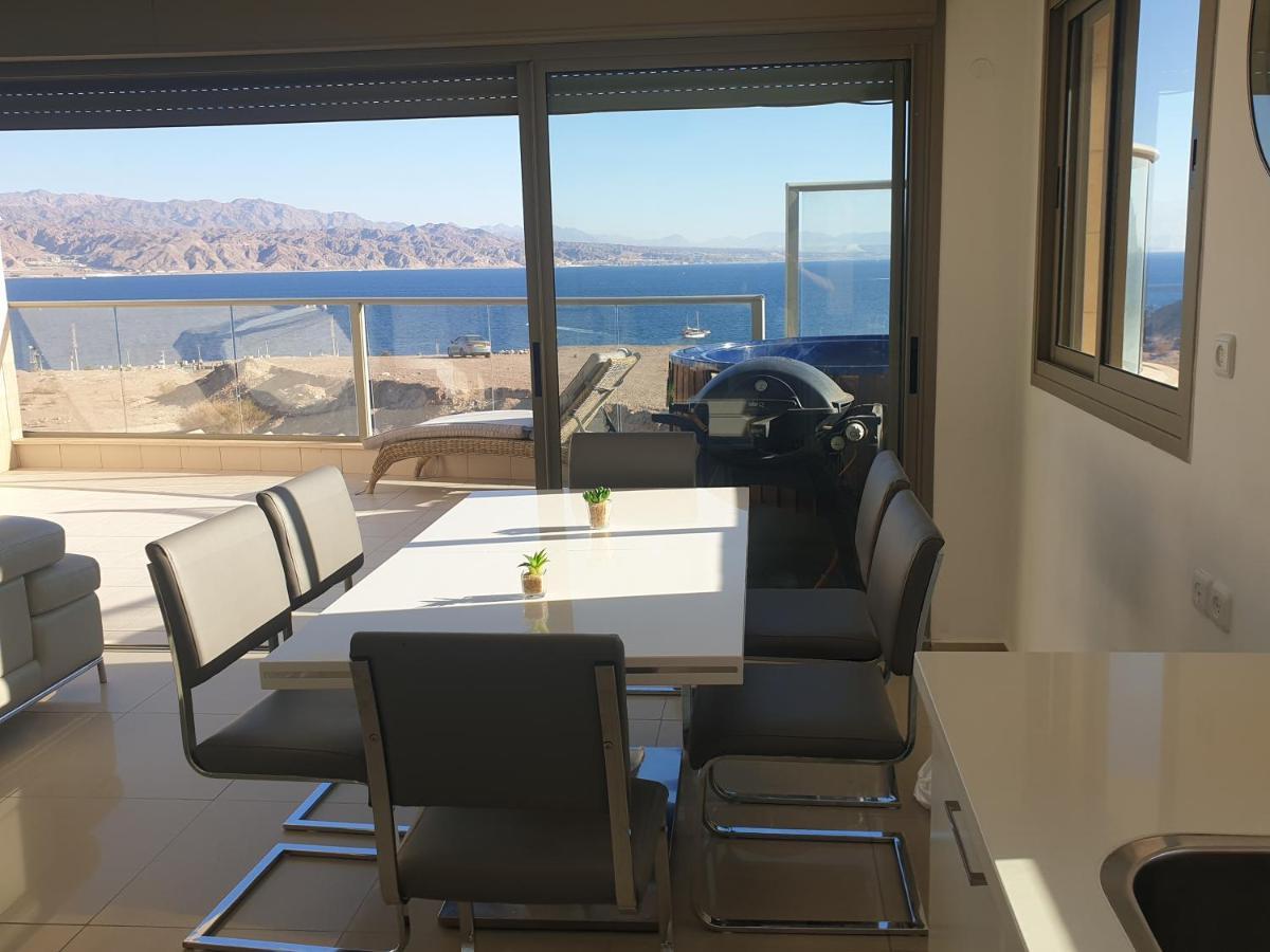 Luxury Exclusive Top Class Apartment On The Sea With Best Sea View And Jacuzzi רק למשפחות !!!! Eilat Exteriör bild